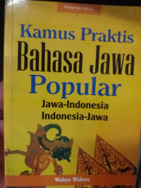 Kamus Praktis Bahasa Jawa Popular